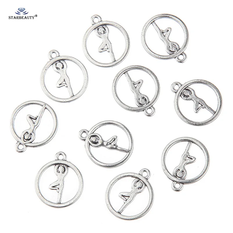 Starbeauty 10pcs Yoga Action DIY Jewelry Accessories Alloy Keychain Bracelet Component Body Jewelry Findings Ear Piercing Parts
Starbeauty 10pcs Yoga Action DIY Jewelry Accessories Alloy Keychain Bracelet Component Body Jewelry Findings Ear Piercing Parts