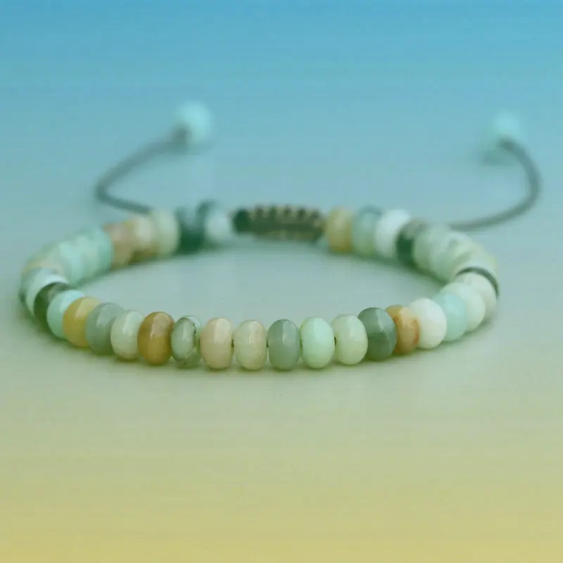 Fashion Lovely 4*6mm Abacus Beads Amazonite Stone Bead Bracelet For Women Girls Good Lucky Friendship Bracelet Handmade Jewelry
Fashion Lovely 4*6mm Abacus Beads Amazonite Stone Bead Bracelet For Women Girls Good Lucky Friendship Bracelet Handmade Jewelry