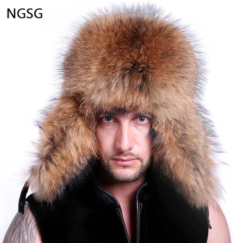 Clearance sale russian bomber fur hat men hatska ushanka winter genuine leather hat with ear flaps trapper black fox earflap cap
Clearance sale russian bomber fur hat men hatska ushanka winter genuine leather hat with ear flaps trapper black fox earflap cap