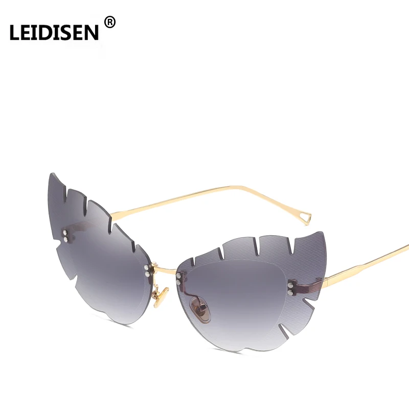 LEIDISEN Women Cat Eye Sunglasses 2018 Luxury Rimless Sun Glasses Brand Designer Butterfly Glasses UV400 Eyewear
LEIDISEN Women Cat Eye Sunglasses 2018 Luxury Rimless Sun Glasses Brand Designer Butterfly Glasses UV400 Eyewear