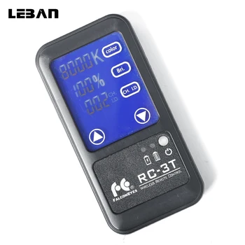 Falcon Eyes RC-3T RC-3L Wireless Remote Control With LCD Touch Screen Control for RX-24TDX/RX-29TDX/RX-36TDX/LP-2005TD/LP-2805TD
Falcon Eyes RC-3T RC-3L Wireless Remote Control With LCD Touch Screen Control for RX-24TDX/RX-29TDX/RX-36TDX/LP-2005TD/LP-2805TD
