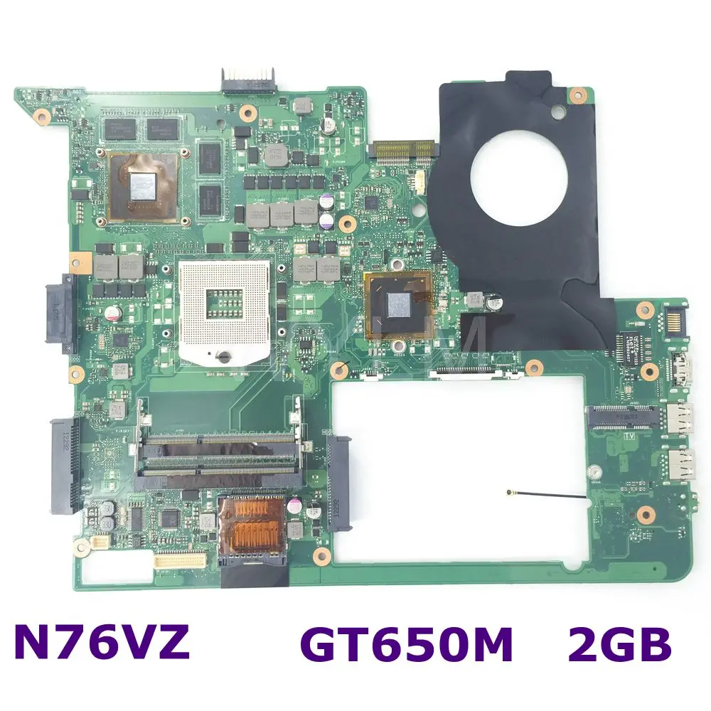 N76VZ HM76 GT650M 2G N13P-GT-A2 REV 2.2 mainboard For ASUS N76VZ N76V N76VM laptop motherboard DDR3 100% Tested Working Well 
N76VZ HM76 GT650M 2G N13P-GT-A2 REV 2.2 mainboard For ASUS N76VZ N76V N76VM laptop motherboard DDR3 100% Tested Working Well