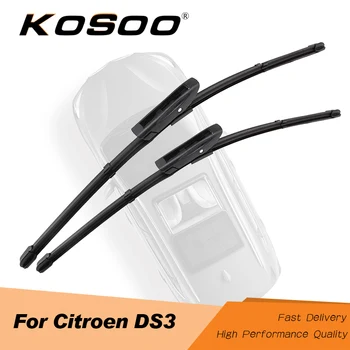 KOSOO For Citroen DS3 24"+16" 2009 2010 2011 2012 2013 2014 2015 2016 Car Windscreen Wiper Blades Natural Rubber Fit Bayonet Arm
KOSOO For Citroen DS3 24"+16" 2009 2010 2011 2012 2013 2014 2015 2016 Car Windscreen Wiper Blades Natural Rubber Fit Bayonet Arm