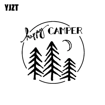 YJZT 14.2CM*13.9CM Personalized Art Happy Camper Vinyl Waterproof Decal Car Sticker Black/Silver C11-1328
YJZT 14.2CM*13.9CM Personalized Art Happy Camper Vinyl Waterproof Decal Car Sticker Black/Silver C11-1328