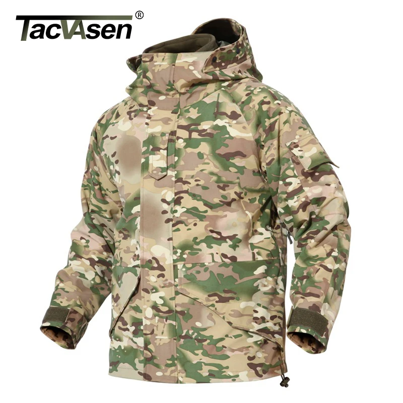 TACVASEN Winter Camouflage Waterproof Jacket Military Tactical Jacket Coat Men's Army Windbreaker Thermal Fleece liner Jacket
TACVASEN Winter Camouflage Waterproof Jacket Military Tactical Jacket Coat Men's Army Windbreaker Thermal Fleece liner Jacket