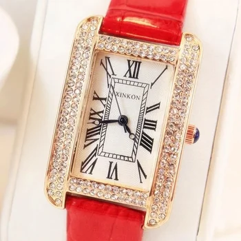Temperament watch genuine rectangular Rome watch female students contracted fashion trend belt quartz watch
Temperament watch genuine rectangular Rome watch female students contracted fashion trend belt quartz watch