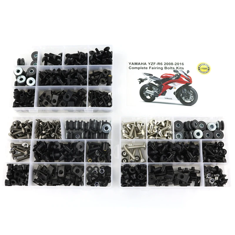 For Yamaha YZF R6 YZF-R6 2008-2016 Motorcycle Screws OEM Style Complete Full Fairing Bolts Kit Washer Fastener Clips Steel Nuts
For Yamaha YZF R6 YZF-R6 2008-2016 Motorcycle Screws OEM Style Complete Full Fairing Bolts Kit Washer Fastener Clips Steel Nuts