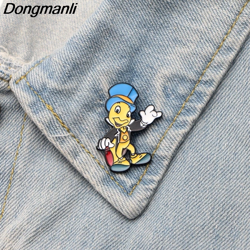 DMLSKY Jiminy Cricket brooches Backpack Badge Clothes Pin Enamel Pins Hat Pin Charm Gift Fashion Aceessory M2272
DMLSKY Jiminy Cricket brooches Backpack Badge Clothes Pin Enamel Pins Hat Pin Charm Gift Fashion Aceessory M2272