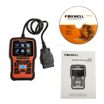 Hot Sale 100% Foxwell NT301 CAN OBDII/EOBD Code Reader Support Multi-Languages OBD2 Reader for light-duty trucks, SUVs, minivans
Hot Sale 100% Foxwell NT301 CAN OBDII/EOBD Code Reader Support Multi-Languages OBD2 Reader for light-duty trucks, SUVs, minivans