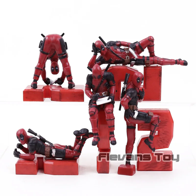Marvel X-men Deadpool 2 PVC Action Figures Collectible Model Toys Decoration Dolls 5pcs/set
Marvel X-men Deadpool 2 PVC Action Figures Collectible Model Toys Decoration Dolls 5pcs/set