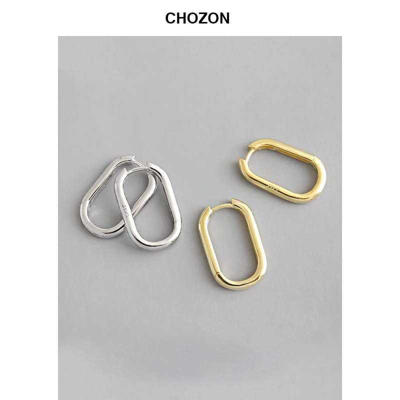 Korean S925 sterling silver earrings INS minimalism geometric oval circle earring for women vintage ear hoop jewelry
Korean S925 sterling silver earrings INS minimalism geometric oval circle earring for women vintage ear hoop jewelry