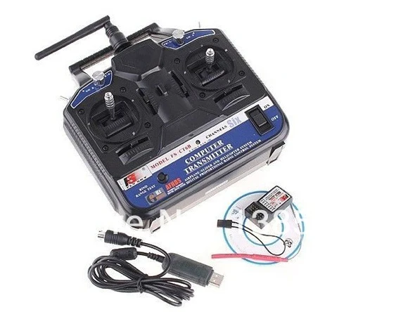 FlySky FS-CT6B FS CT6B 2.4G 6CH Radio Set System ( TX FS-CT6B + RX FS-R6B) RC 6CH Transmitter + 6CH Receiver--Ship w/ Color Box
FlySky FS-CT6B FS CT6B 2.4G 6CH Radio Set System ( TX FS-CT6B + RX FS-R6B) RC 6CH Transmitter + 6CH Receiver--Ship w/ Color Box