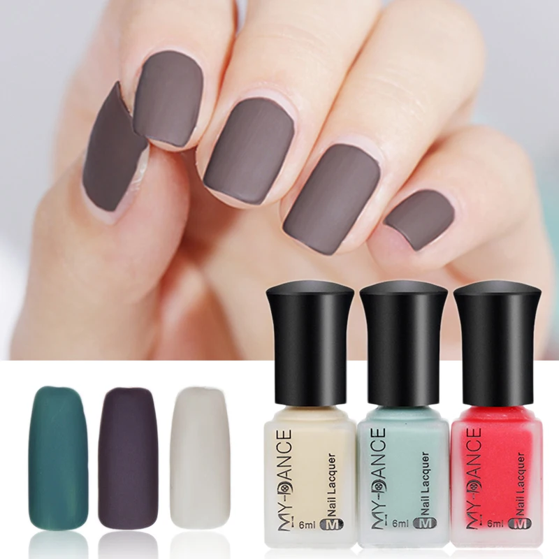 MYDACNE Matte Dull Nail Polish 6ml Lacquer Varnish Matt Effect Manicure Nail Art Color Polish Satin Frosted Bottle Nail Gel
MYDACNE Matte Dull Nail Polish 6ml Lacquer Varnish Matt Effect Manicure Nail Art Color Polish Satin Frosted Bottle Nail Gel
