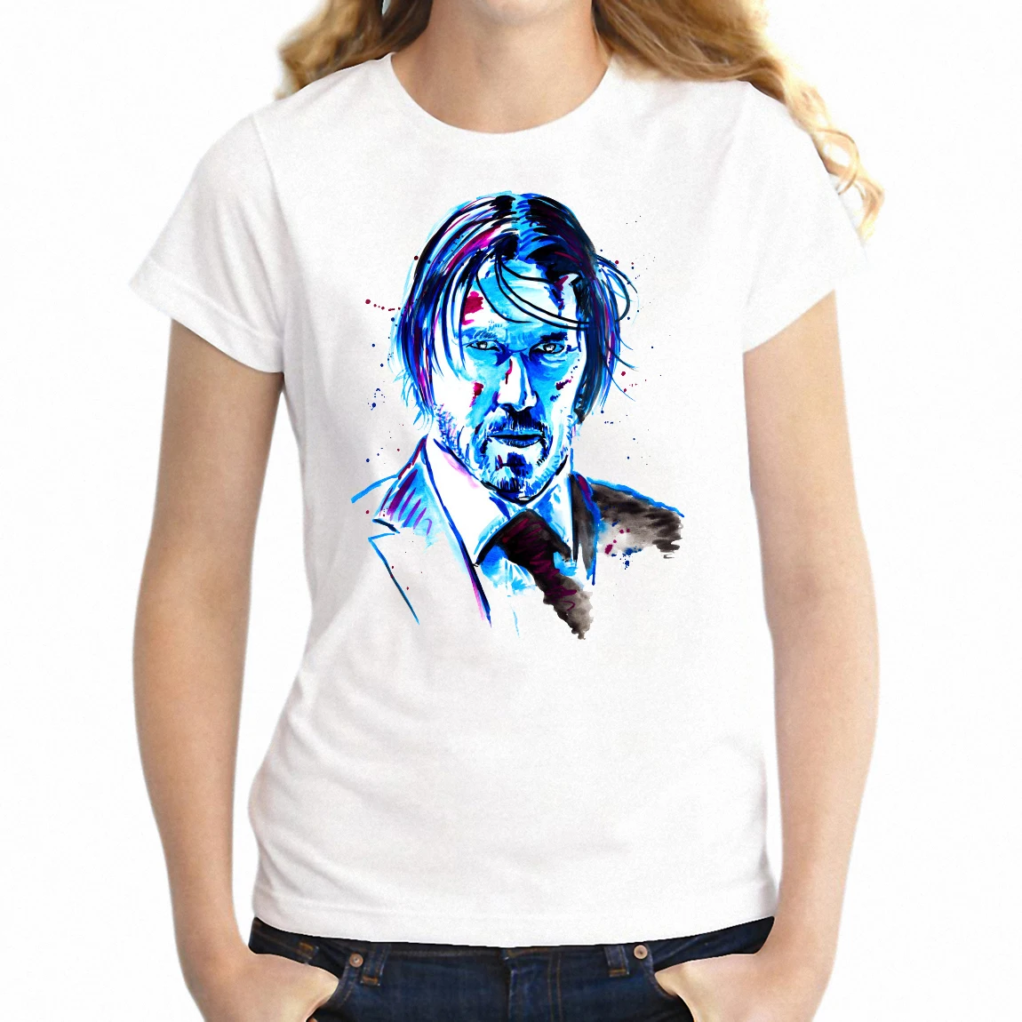New Women's T-shirt John Wick The Reaper Movie Badass Girl's short sleeve tshirt Harajuku hip hop tees tops
New Women's T-shirt John Wick The Reaper Movie Badass Girl's short sleeve tshirt Harajuku hip hop tees tops