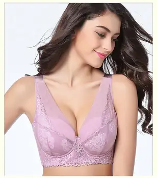 Women's Sexy Smooth Essential Padded Plus Size Ultra Thin Underwire Full Coverage Lace Bra D/E cups Big Sizes H223
Women's Sexy Smooth Essential Padded Plus Size Ultra Thin Underwire Full Coverage Lace Bra D/E cups Big Sizes H223