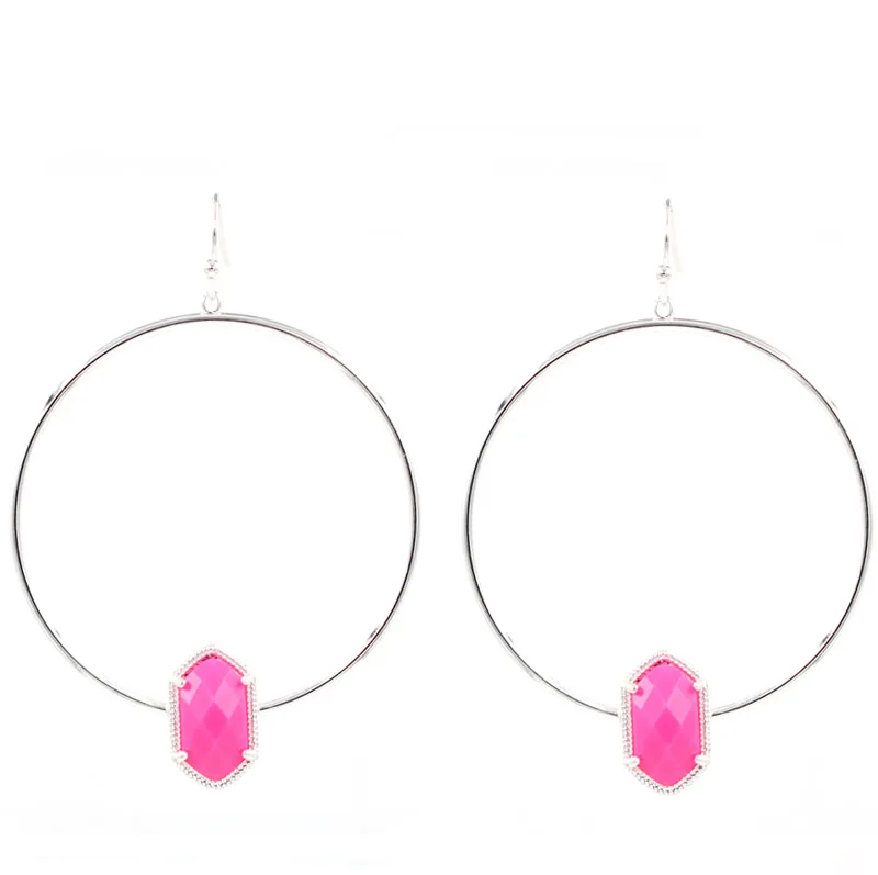 New Arrival Silver Color Small Oval Resin Drop Earrings Big Round Dangle Earring Circle For Women Earrings Fashion Jewelry
New Arrival Silver Color Small Oval Resin Drop Earrings Big Round Dangle Earring Circle For Women Earrings Fashion Jewelry