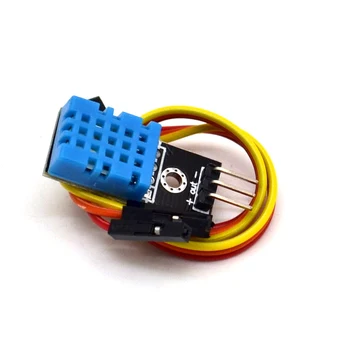 Temperature and Relative Humidity Sensor DHT11 Module with Cable for arduino Diy Kit
Temperature and Relative Humidity Sensor DHT11 Module with Cable for arduino Diy Kit