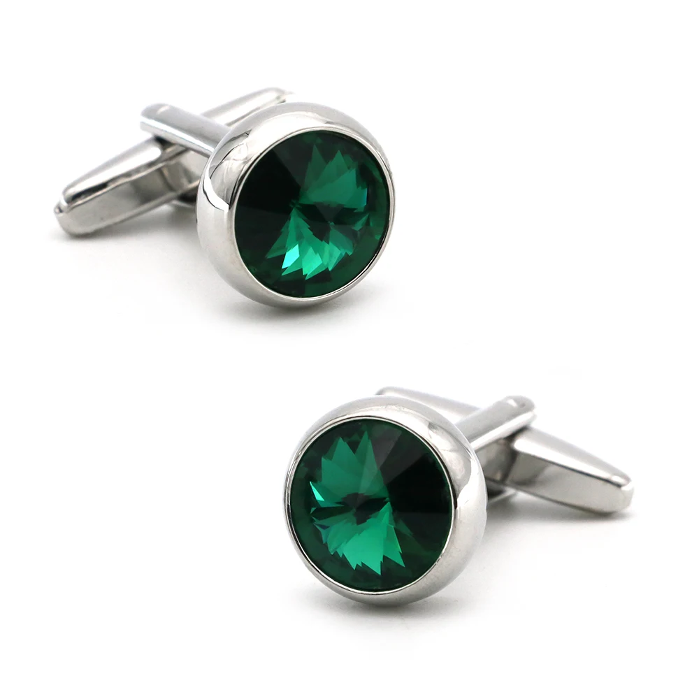 Men's Luxury Crystal Cufflinks Green Color Stone Top Quality Wedding Cuff Links Free Shipping
Men's Luxury Crystal Cufflinks Green Color Stone Top Quality Wedding Cuff Links Free Shipping