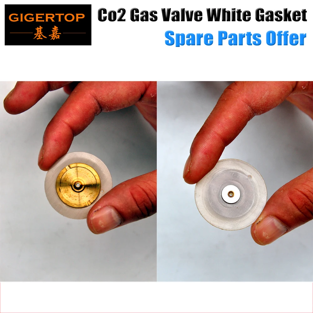TIPTOP Co2 Jet Machine Blue Gas Valve 6pc White Color Gasket Solenoid Gas Valve Spare Parts Copper Gasket Plastic Materials
TIPTOP Co2 Jet Machine Blue Gas Valve 6pc White Color Gasket Solenoid Gas Valve Spare Parts Copper Gasket Plastic Materials