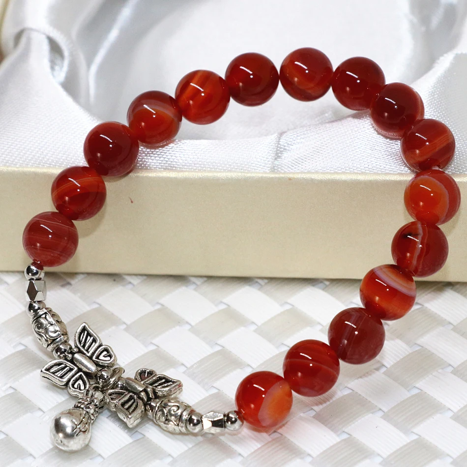 Original women strand bracelet natural stone red veins onyx agat carnelian 8mm round beads buddha pendant jewelry 7.5inch B2078
Original women strand bracelet natural stone red veins onyx agat carnelian 8mm round beads buddha pendant jewelry 7.5inch B2078