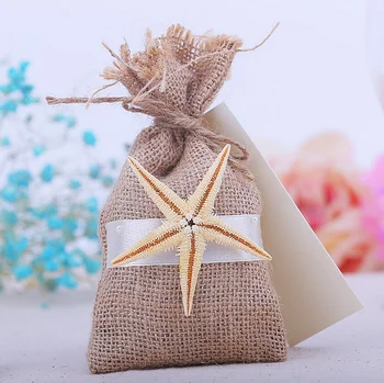 24pcs/Lot Retro Natural Color Starfish Burlap Jute Favor Bags Wedding Gift Bag Candy Bags Jewelry Package Pouch Bags 16*9cm
24pcs/Lot Retro Natural Color Starfish Burlap Jute Favor Bags Wedding Gift Bag Candy Bags Jewelry Package Pouch Bags 16*9cm