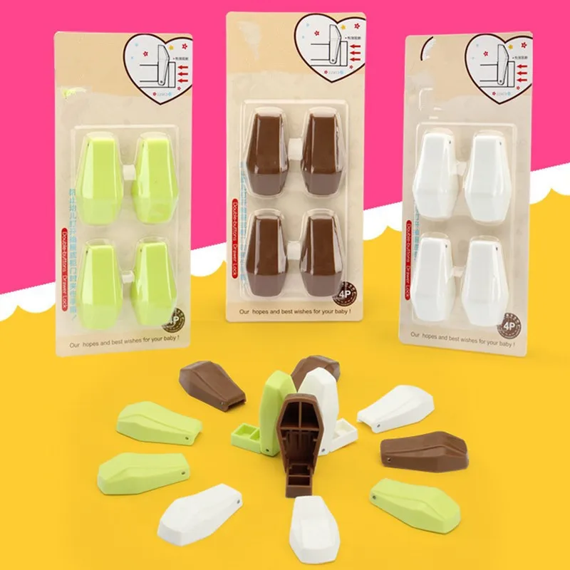 4 Pcs/ Set Baby Safety Security Seguridad Cabinet Locks Straps Child Safety Products Baby Care Drawer Hand Anti Pinch Device
4 Pcs/ Set Baby Safety Security Seguridad Cabinet Locks Straps Child Safety Products Baby Care Drawer Hand Anti Pinch Device