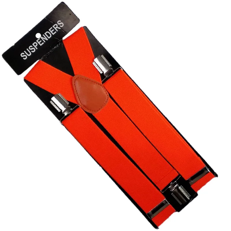 Winfox Solid Color Unisex Adult Suspenders Men 3.5 Width 3 Clips Suspender Adjustable Elastic X Back Women Braces
Winfox Solid Color Unisex Adult Suspenders Men 3.5 Width 3 Clips Suspender Adjustable Elastic X Back Women Braces