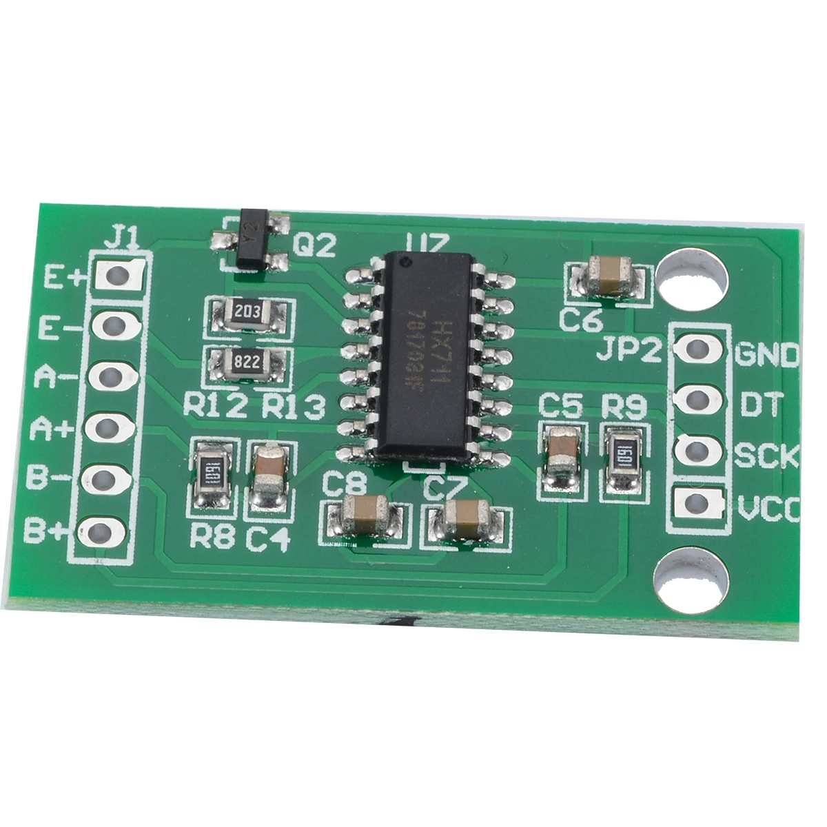 4pcs 50KG Human Body Scale Load Cell Resistance Strain Weight Sensor Pressure Sensors + HX711 AD Weighing Module Measuring Tool