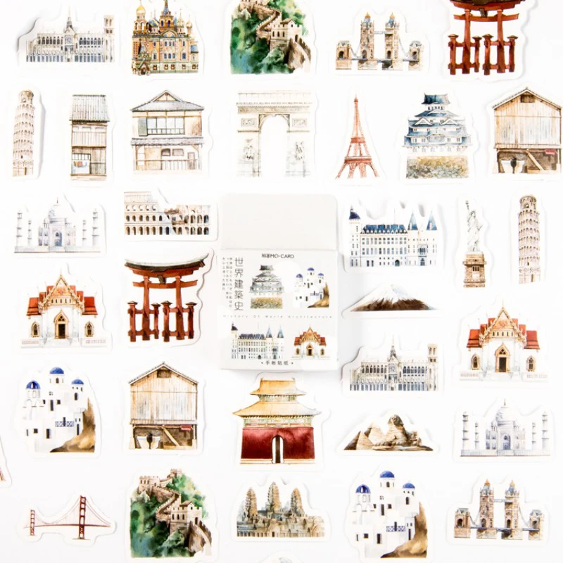 45pcs World famous architecture sticker adhesive Paper Sticker Decoratio diy Handmade Gift Card photo album Scrapbooking Sticker
45pcs World famous architecture sticker adhesive Paper Sticker Decoratio diy Handmade Gift Card photo album Scrapbooking Sticker