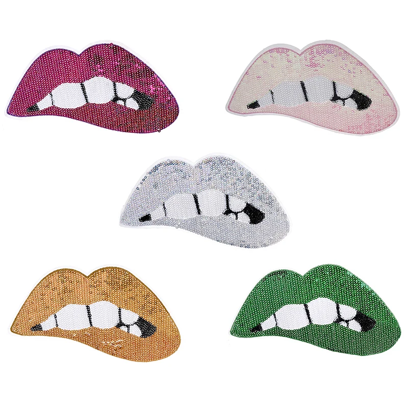 2019 New DIY B^ig re^d Lip mouth patches Applique Sewing Handmade Bling Bling Sequins Patch for Clothing Embroidered Embroidery
2019 New DIY B^ig re^d Lip mouth patches Applique Sewing Handmade Bling Bling Sequins Patch for Clothing Embroidered Embroidery