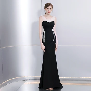 Evening dress Floor-Length custom o-neck prom gown Sexy Star Cocktail dress Night backless ever pretty mermaid long dress
Evening dress Floor-Length custom o-neck prom gown Sexy Star Cocktail dress Night backless ever pretty mermaid long dress