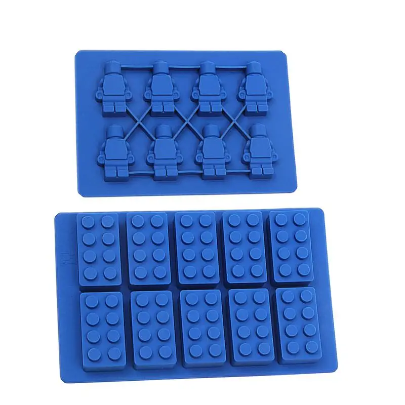 Hot Selling 2pcs/set Square Lego Toy Brick Silicone Ice Cube & Robot Ice Tray Mould Cake Chocolate Mold Cake Baking Tools IT040
Hot Selling 2pcs/set Square Lego Toy Brick Silicone Ice Cube & Robot Ice Tray Mould Cake Chocolate Mold Cake Baking Tools IT040