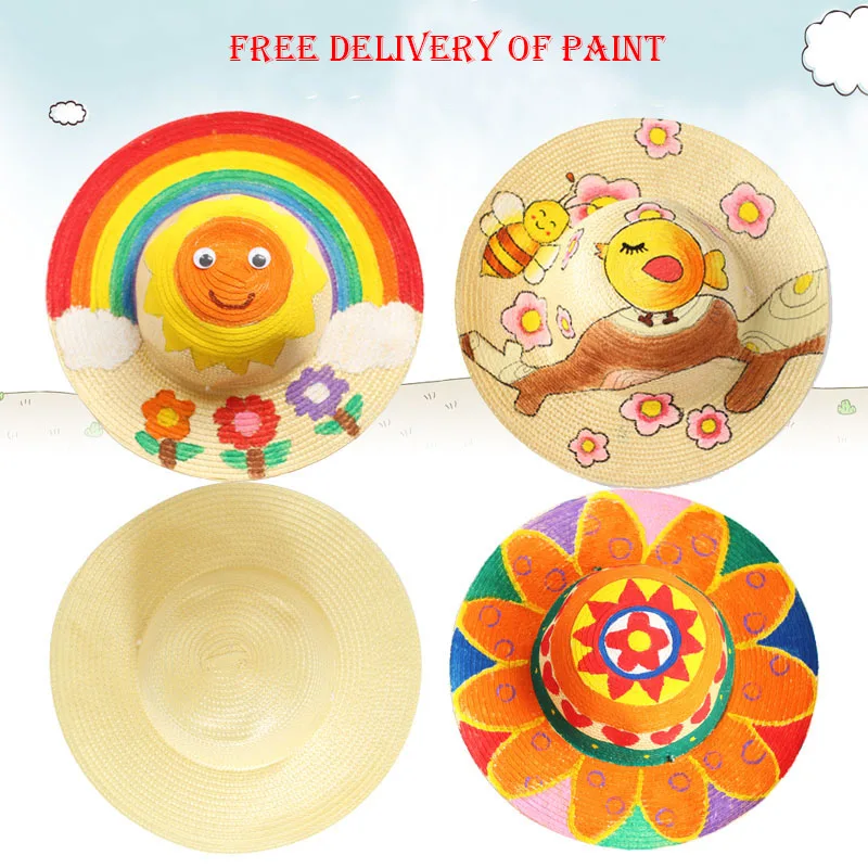 Saizhi DIY Painting Straw Hat For Kids Room Wall Decoration Creative Art painting Graffiti Straw Educational Handmade Hat SZ3111
Saizhi DIY Painting Straw Hat For Kids Room Wall Decoration Creative Art painting Graffiti Straw Educational Handmade Hat SZ3111