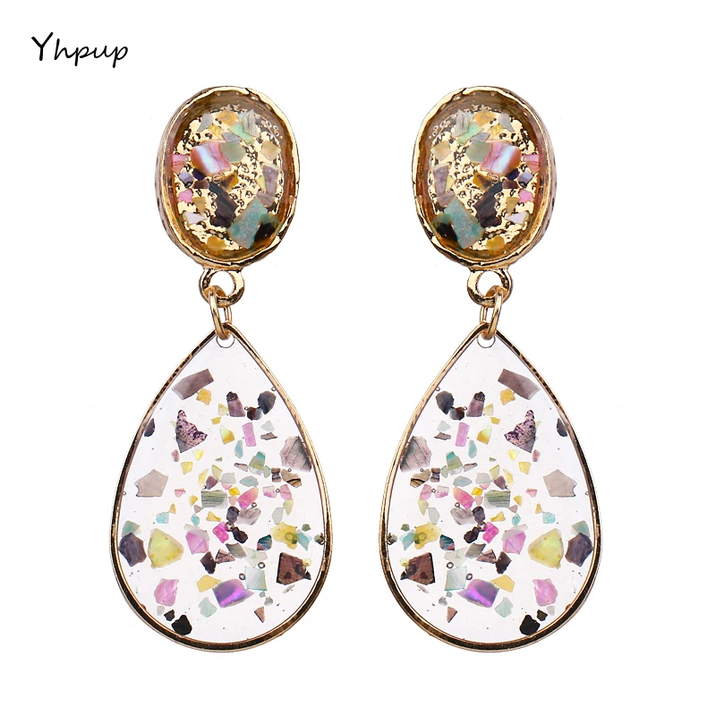 Yhpup Fashion Sweet Korean Delicate Colorful Shell Drop Earrings Charm For Ladies Party Wedding Party Brincos Jewelry New Gift
Yhpup Fashion Sweet Korean Delicate Colorful Shell Drop Earrings Charm For Ladies Party Wedding Party Brincos Jewelry New Gift