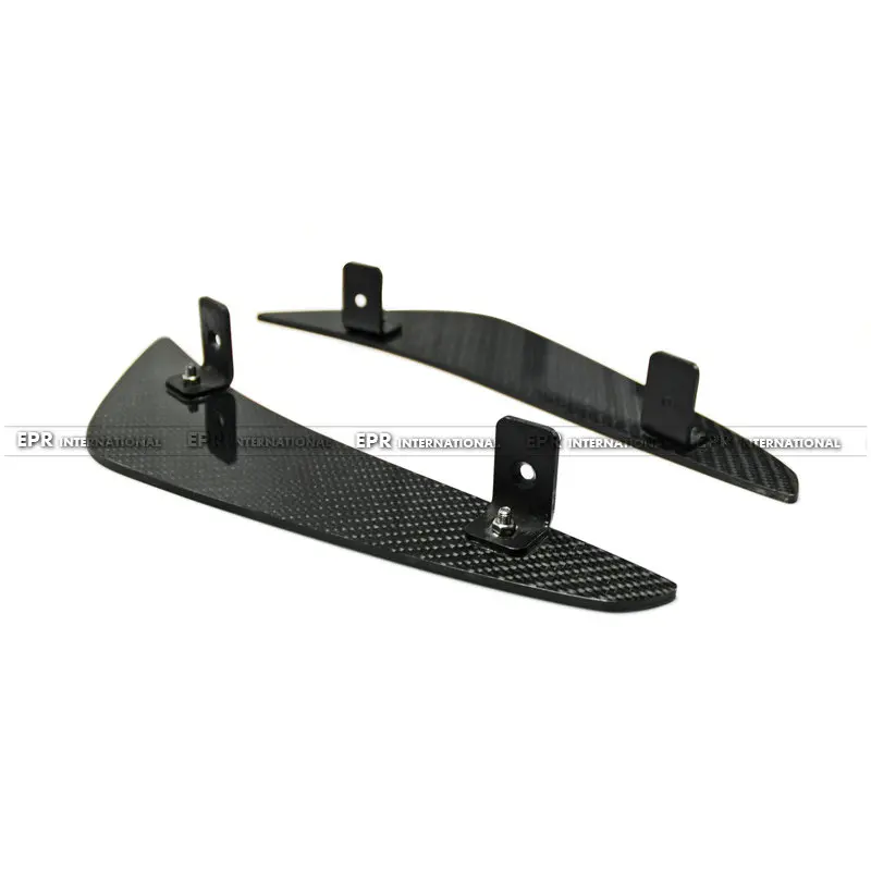 BMW M3 E92 E93 Preface Model EPA Front Bumper Canard 2Pcs (With metal bracket) CF(6)_1