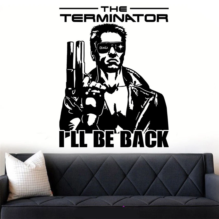 Terminator I'll Be Back Graphic Decor Quote Wall Art Sticker/Decal Various Colou Art Decor Wall Decals living Wall Sticker U545
Terminator I'll Be Back Graphic Decor Quote Wall Art Sticker/Decal Various Colou Art Decor Wall Decals living Wall Sticker U545
