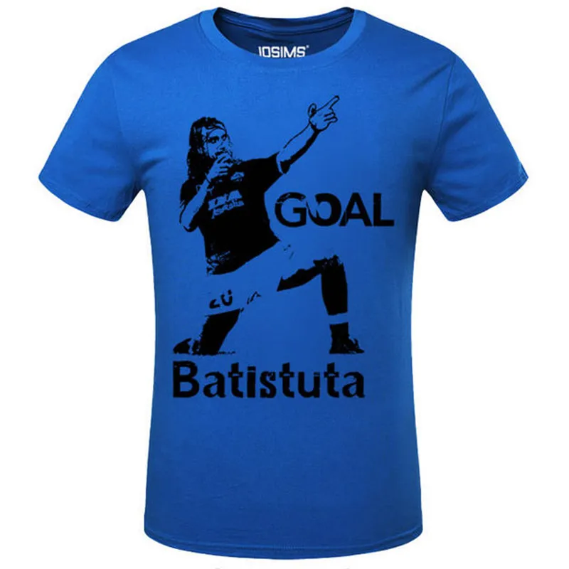 Men Fitness Tops Batigol Gabriel Omar Batistuta Printed Shirts Short Sleeve 100% Cotton Camisetas Hombre A1344
Men Fitness Tops Batigol Gabriel Omar Batistuta Printed Shirts Short Sleeve 100% Cotton Camisetas Hombre A1344