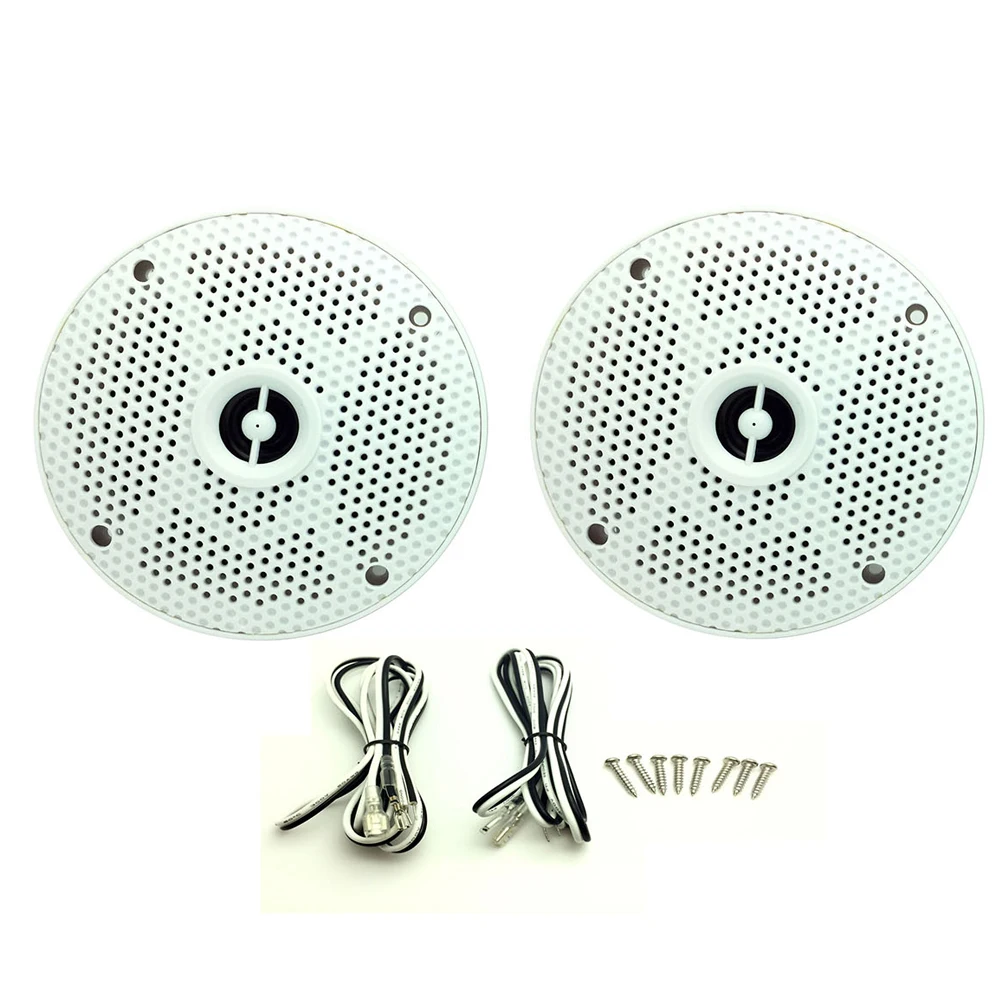 6.5 Inch Marine Waterproof Boat Speakers 160W 2 Way Universal White Speaker For Outdoor Heavyduty Tractors ATV UTV RVS SPA Room
6.5 Inch Marine Waterproof Boat Speakers 160W 2 Way Universal White Speaker For Outdoor Heavyduty Tractors ATV UTV RVS SPA Room
