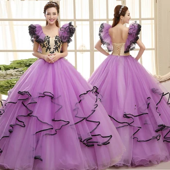 New Purple floor length lady girl women princess bridesmaid banquet singing party ball dress gown
New Purple floor length lady girl women princess bridesmaid banquet singing party ball dress gown