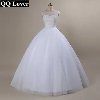 QQ Lover 2019 New Pearls Ball Gown Wedding Dress Custom-made Plus Size Vestido De Noiva 
QQ Lover 2019 New Pearls Ball Gown Wedding Dress Custom-made Plus Size Vestido De Noiva