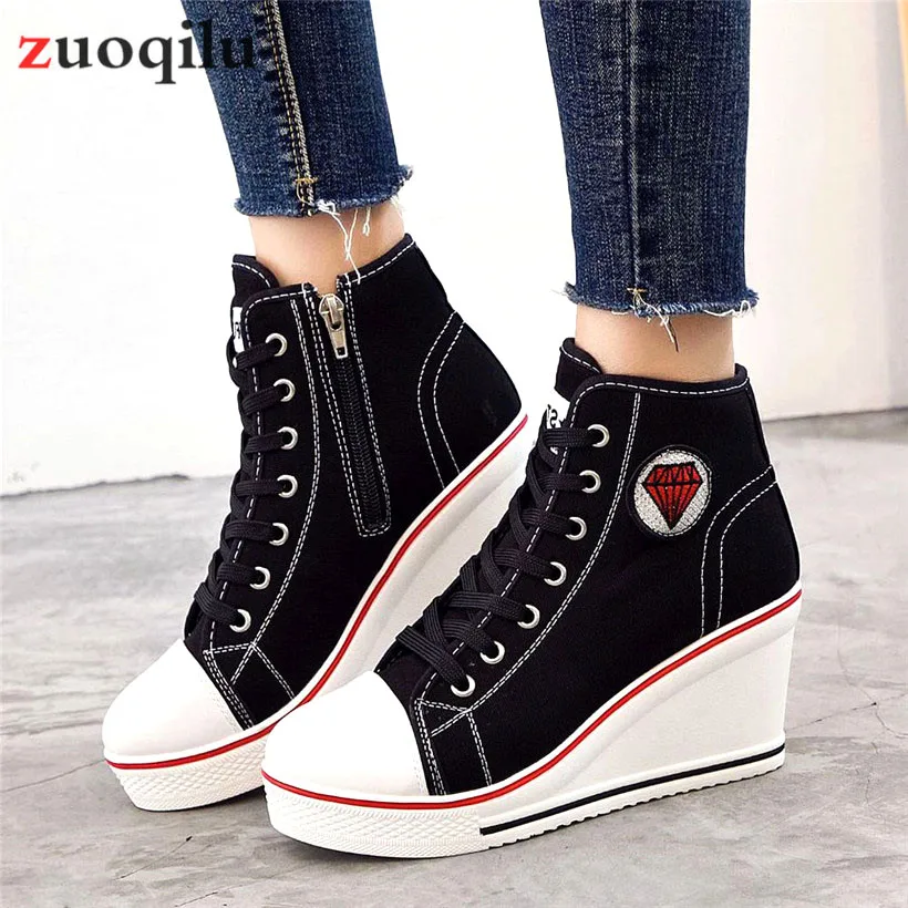 2019 Platform Wedges Canvas Women Shoes Comfortable Denim Canvas Shoes Woman Casual Shoes zapatillas plataforma
2019 Platform Wedges Canvas Women Shoes Comfortable Denim Canvas Shoes Woman Casual Shoes zapatillas plataforma