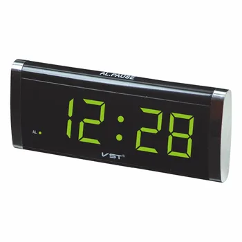 VST730 1.4 inch LED table clock large display clock blue green red color desktop with AC power EU plug alarm clock
VST730 1.4 inch LED table clock large display clock blue green red color desktop with AC power EU plug alarm clock