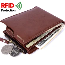 Baborry RFID Wallets for Men Fashion Solid Coin Purse Card Holder Slim Wallet Soft PU New Design Short Wallet Geldbeutel Herren Baborry RFID Wallets for Men Fashion Solid Coin Purse Card Holder Slim Wallet Soft PU New Design Short Wallet Geldbeutel Herren