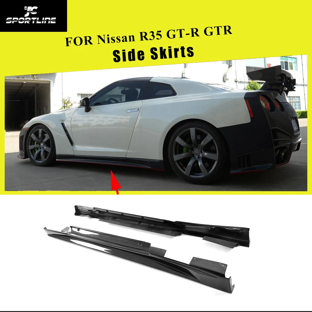 For Nissan R35 GTR Coupe Carbon Fiber Side Skirt GT-R ZE Door Step Cover Racing Body Kit
For Nissan R35 GTR Coupe Carbon Fiber Side Skirt GT-R ZE Door Step Cover Racing Body Kit
