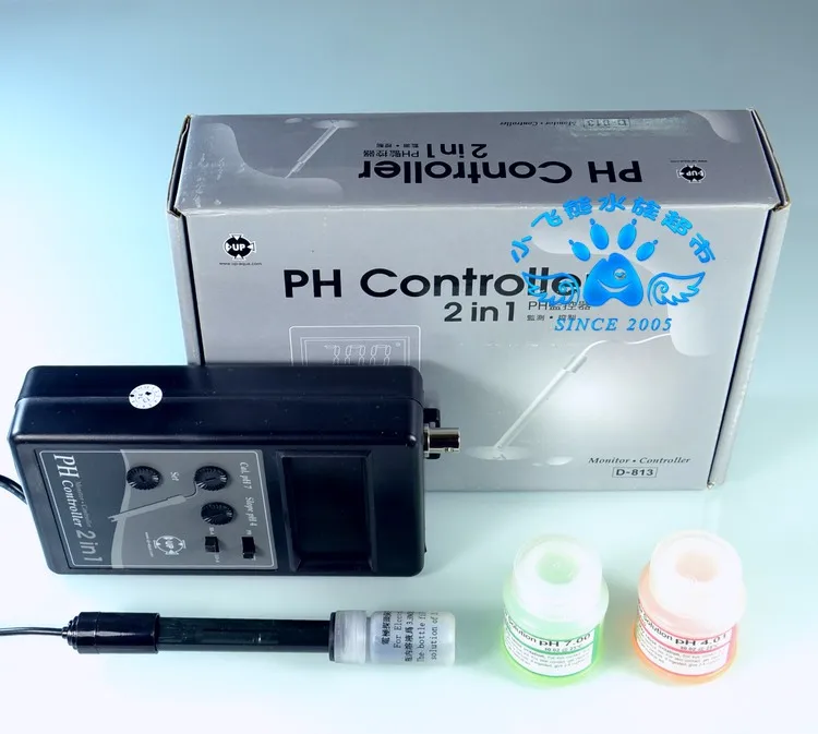 

PH monitor controller test kit water test 2 in 1 PH aquarium fresh marine fish tank UP D-813 110v~240v