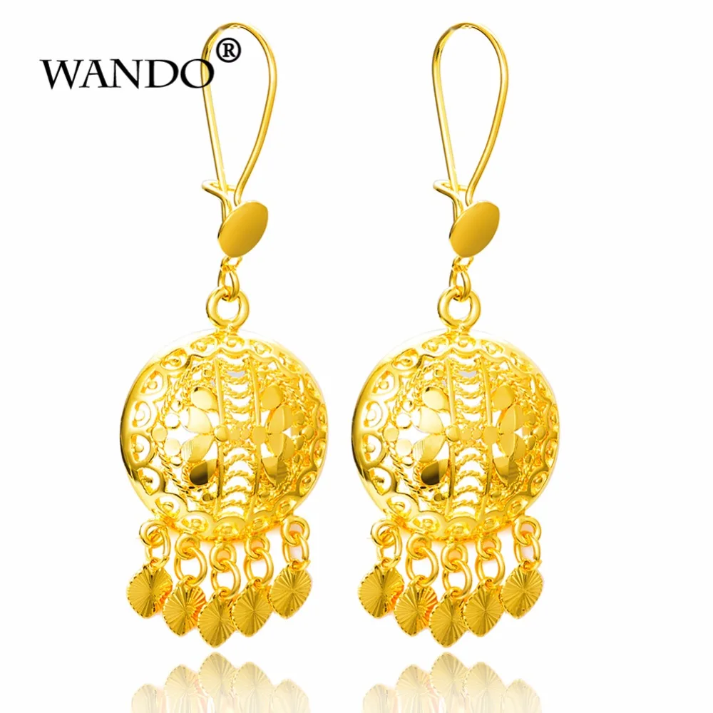 WANDO Water Drop Tassel Earrings for Women Gold Color Charms Earring Jewelry Ethiopian,Nigeria,Congo,Arab Gift India earrings e2
WANDO Water Drop Tassel Earrings for Women Gold Color Charms Earring Jewelry Ethiopian,Nigeria,Congo,Arab Gift India earrings e2