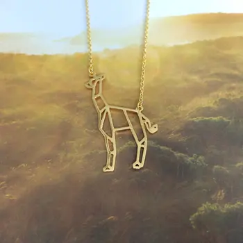 Wholesale Trendy Giraffe Necklace Women Origami Statement Necklace Jungle jewelry
Wholesale Trendy Giraffe Necklace Women Origami Statement Necklace Jungle jewelry