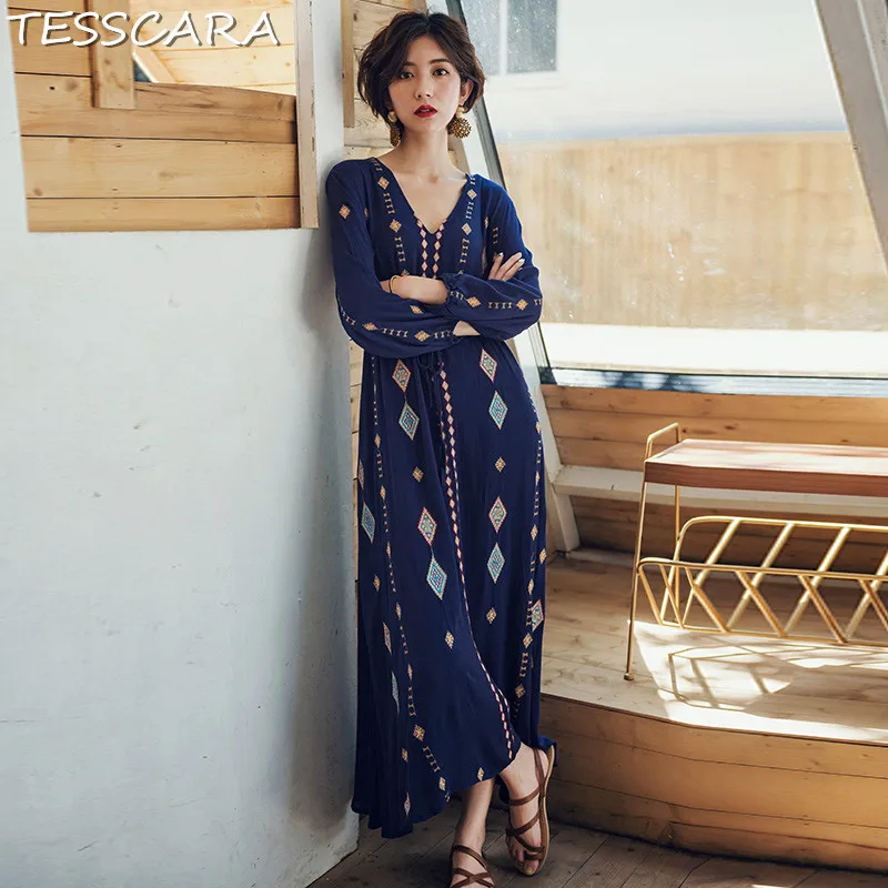 TESSCARA Women Summer Embroidery Casual Dress Festa Female High Quality Designer Robe Femme Vocation Long Red Vestidos Plus Size
TESSCARA Women Summer Embroidery Casual Dress Festa Female High Quality Designer Robe Femme Vocation Long Red Vestidos Plus Size
