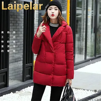 2018 Fashion Cotton Padded Jacket Long Style Hood Slim Parkas Plus Size Thicken Female Outerwear Laipelar Winter Cotton Coat
2018 Fashion Cotton Padded Jacket Long Style Hood Slim Parkas Plus Size Thicken Female Outerwear Laipelar Winter Cotton Coat