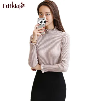 Fdfklak Elegant women's sweater turtleneck knitted top ladies slim pullover sweater women jumper autumn winter bottoming shirt
Fdfklak Elegant women's sweater turtleneck knitted top ladies slim pullover sweater women jumper autumn winter bottoming shirt